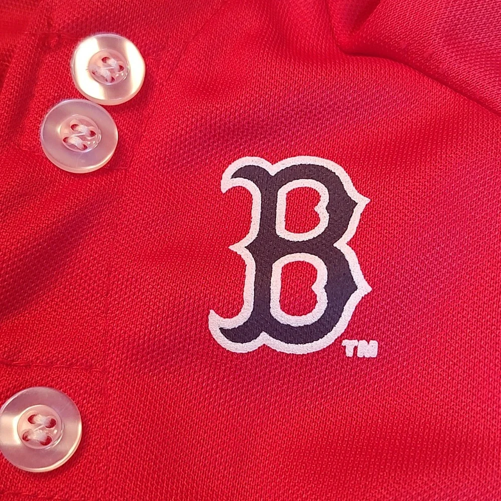 🐕MLB Official Pet Wear Boston Red Sox #01 Red Dog Shirt  small